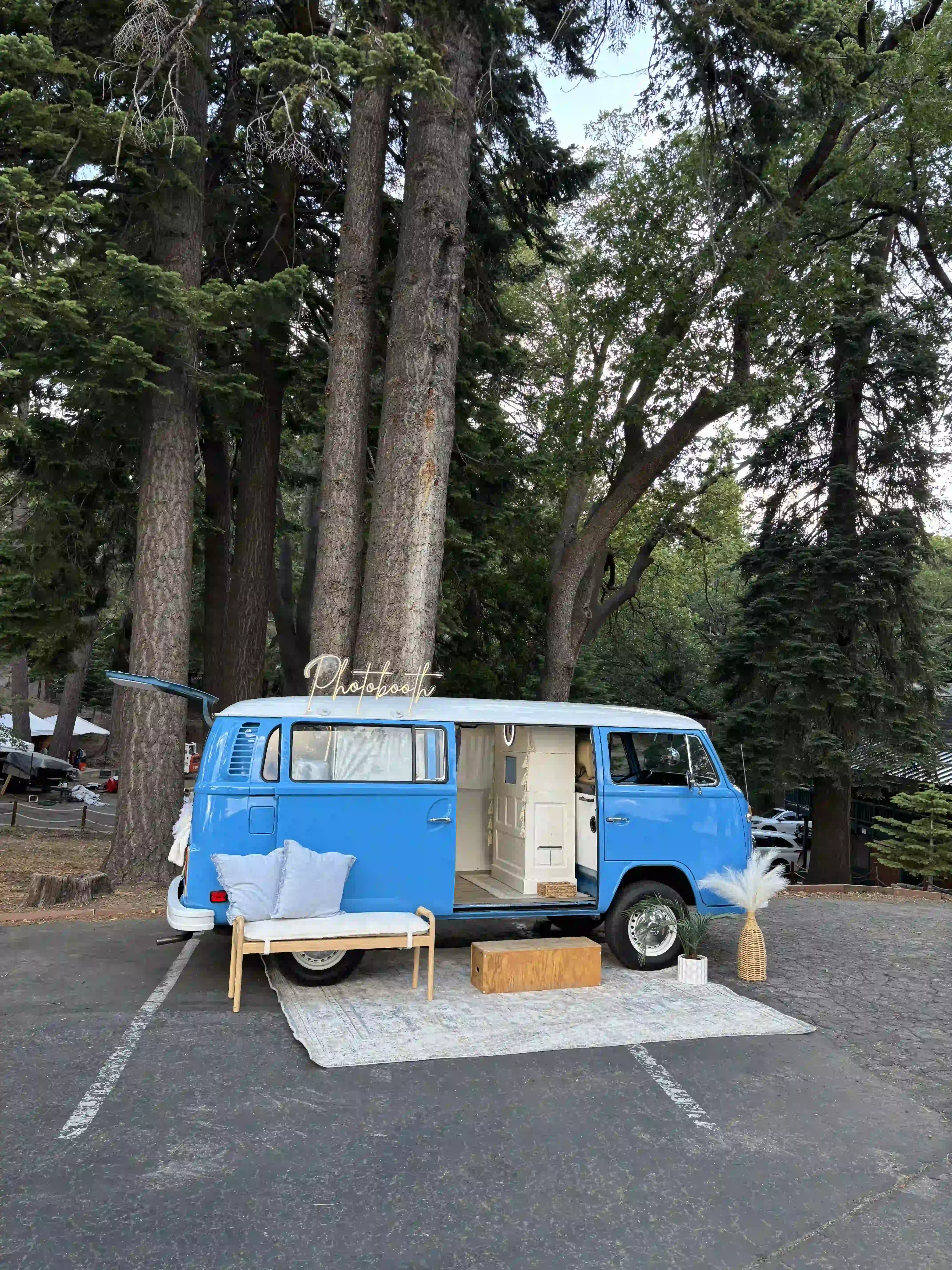 VW Bus Photobooth in Big Bear, California