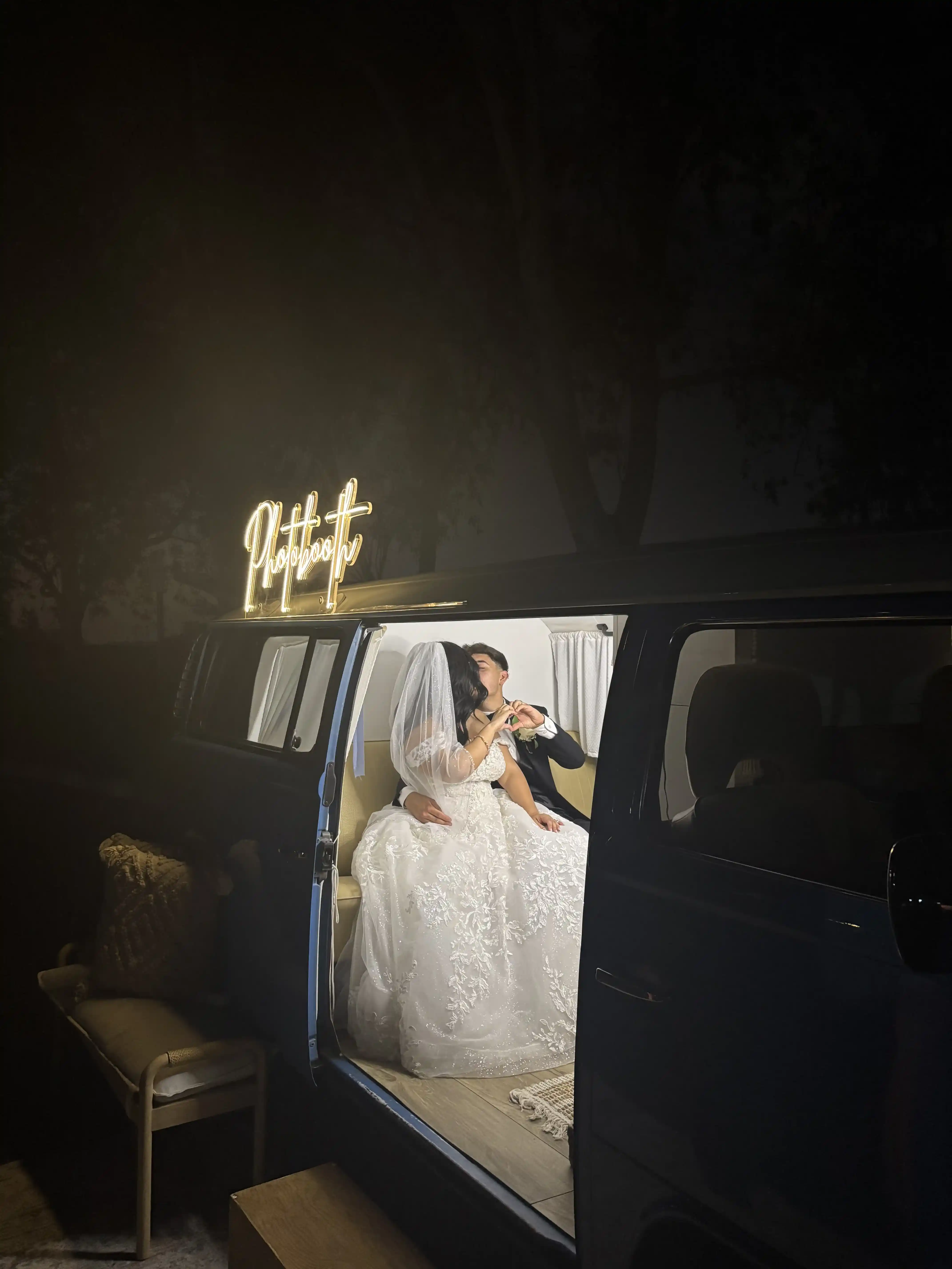 Wedding in Ontario, CA with VW photo booth
